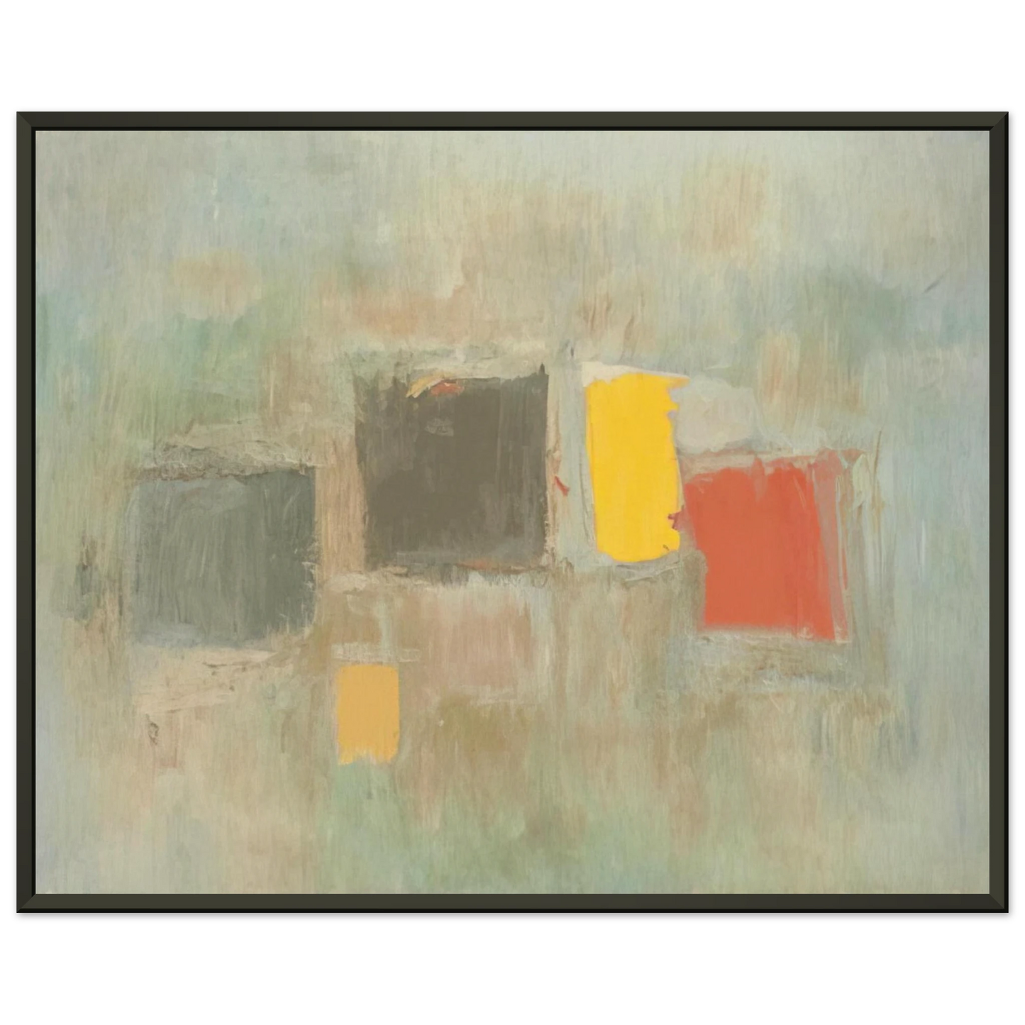 Esteban Vicente NUMBER 6 1956 Framed Art Print - Aluminum Frame - 70x100 cm / 28x40 inches