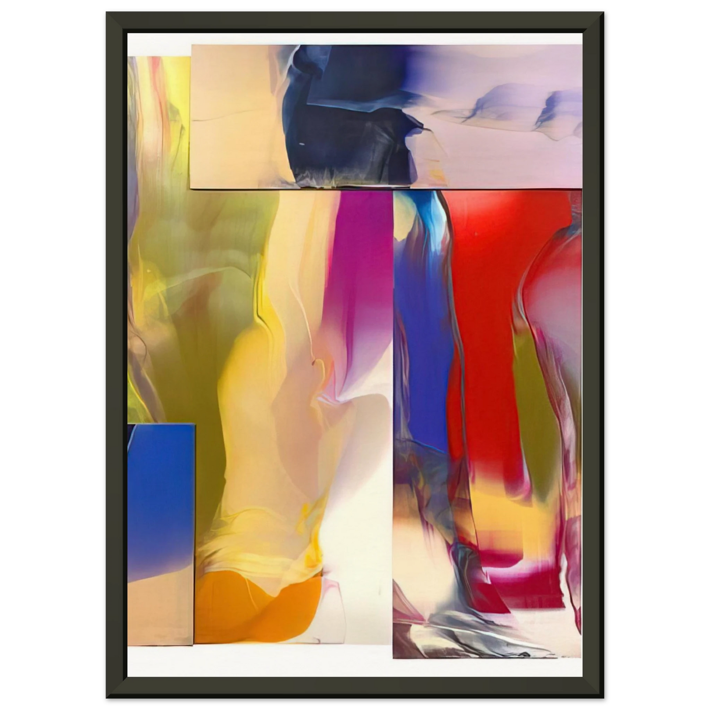 Sam Gilliam This Time Framed Art Print - Aluminum Frame - 40x50 cm / 16x20 inches