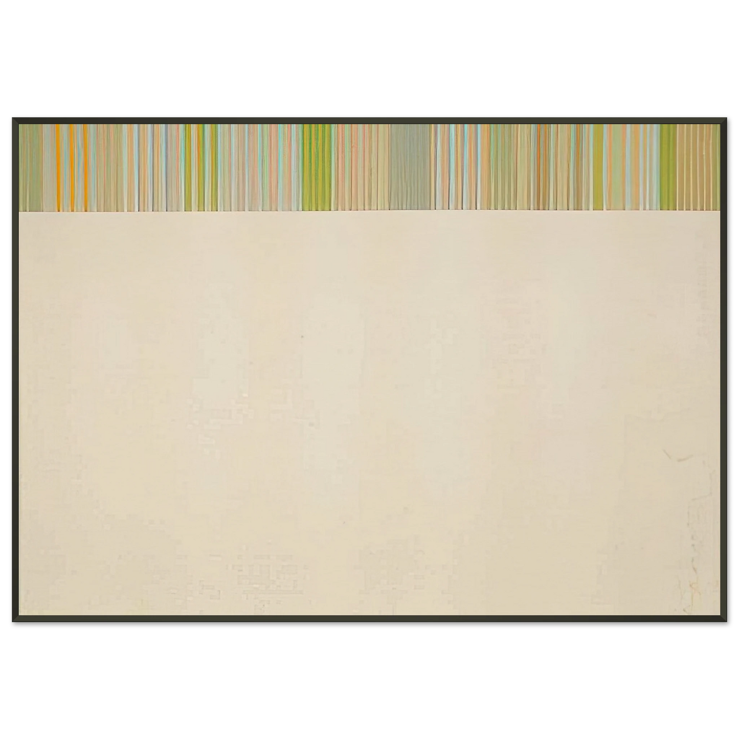 Gene Davis Treble 1975 Framed Art Print - Aluminum Frame - 21x29.7 cm / 8x12"
