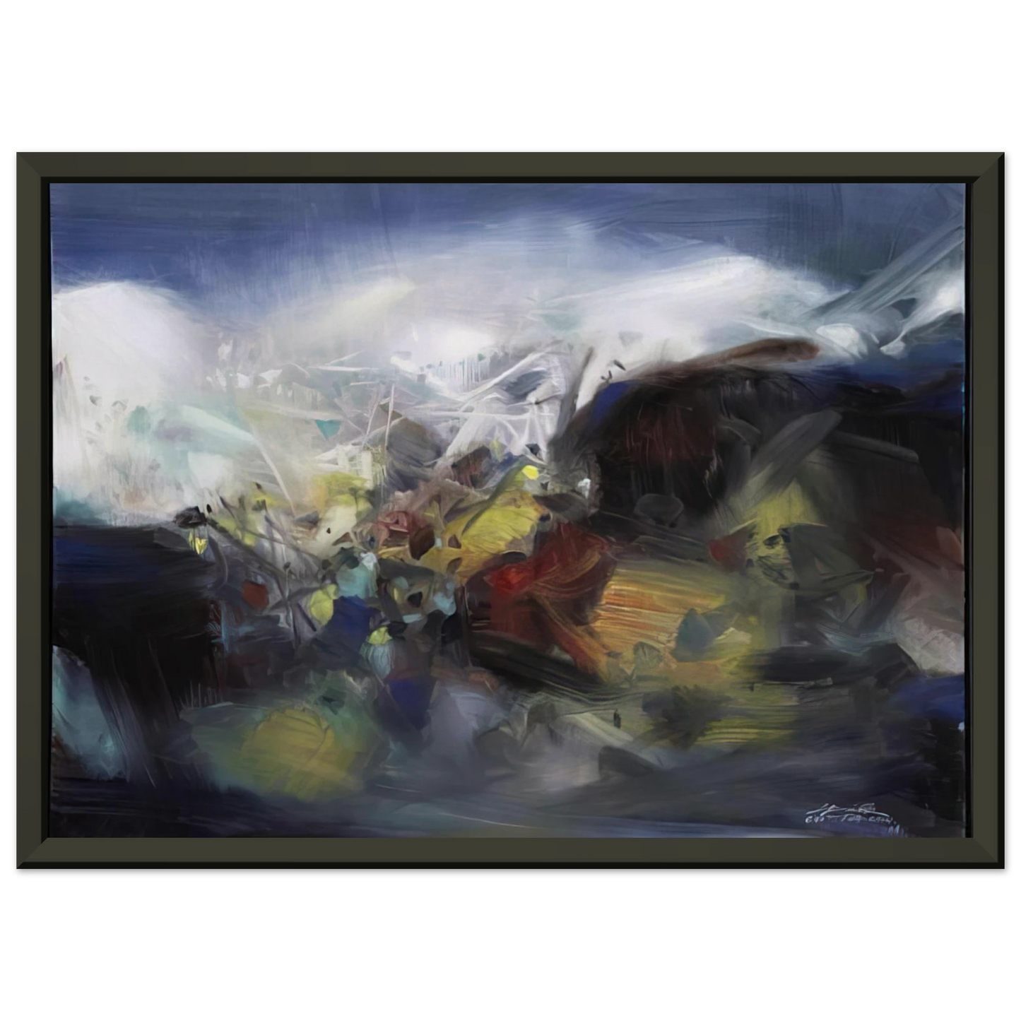Chu teh Chun EQUINOX 2007 Framed Art Print - Aluminum Frame - 60x80 cm / 24x32 inches