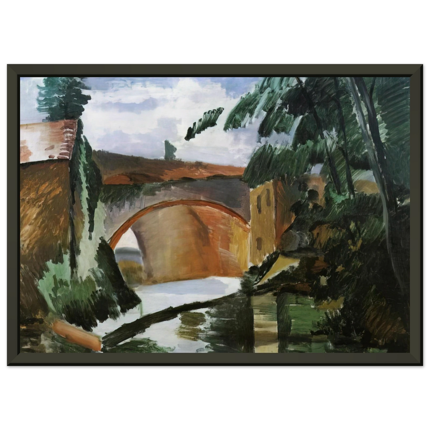 Andre Derain THE RIVER 1912 Framed Art Print - Aluminum Frame - 70x100 cm / 28x40 inches