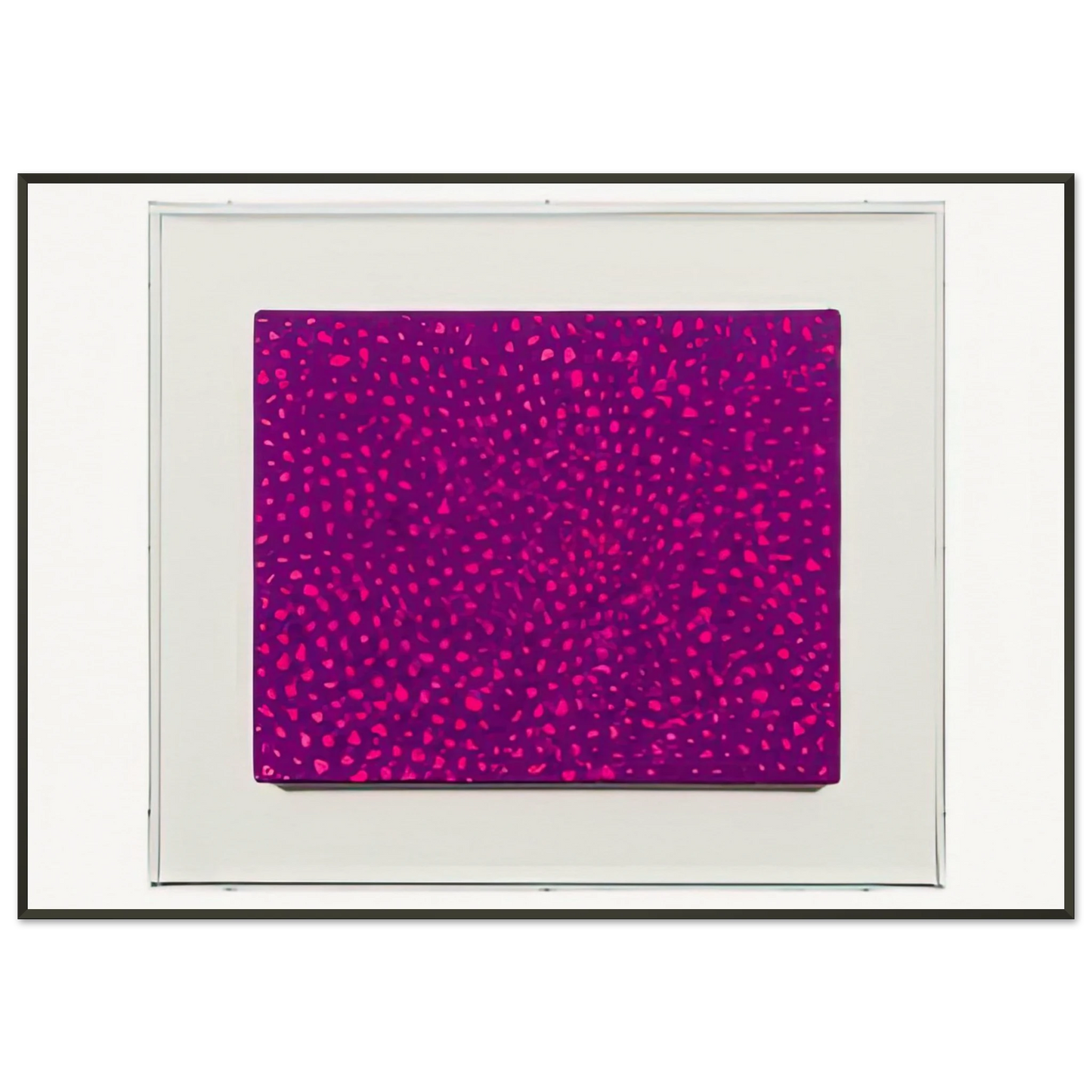 Yayoi Kusama NETS 70 Framed Art Print - Aluminum Frame - 21x29.7 cm / 8x12"