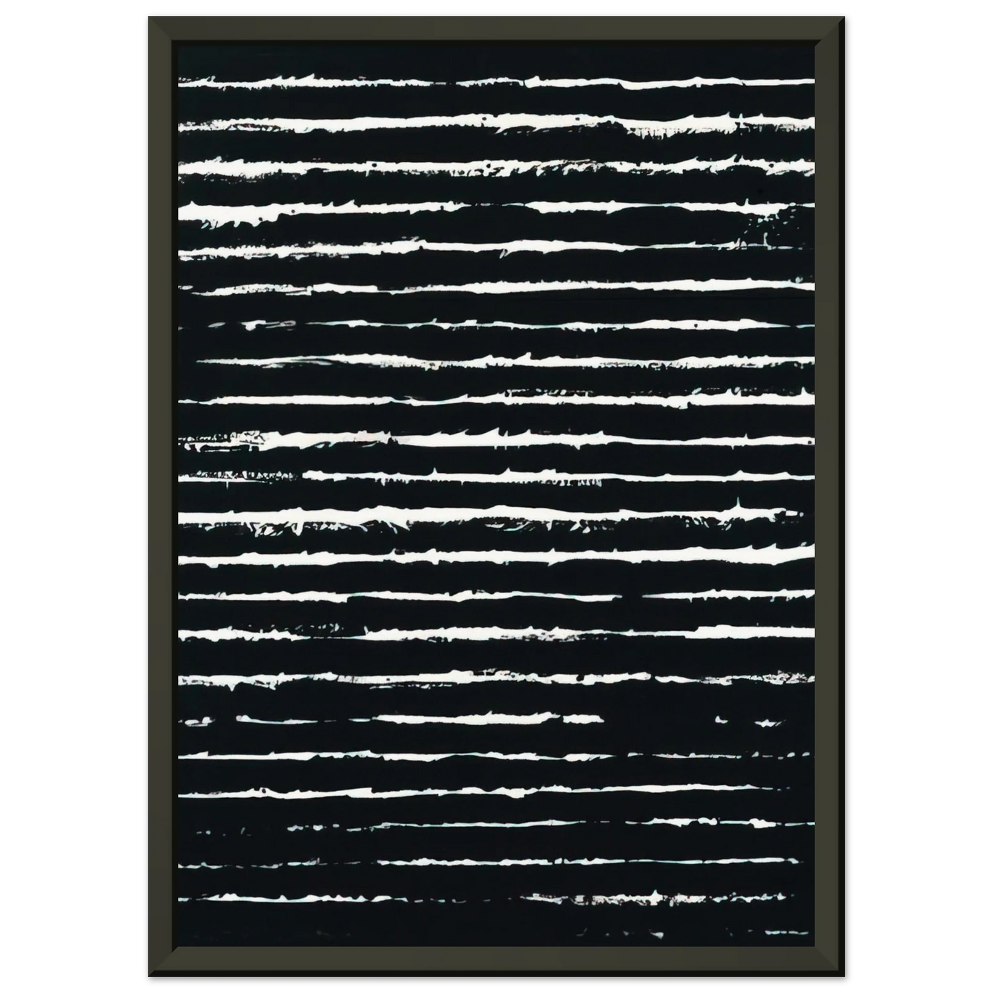 Pierre Soulages Peinture 243 x 181 cm 26 juin 1999 1999 Framed Art Print - Aluminum Frame - 70x100 cm / 28x40 inches