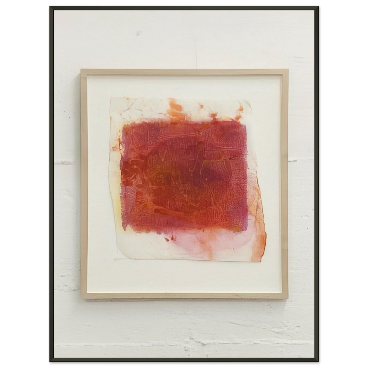 Gotthard Graubner UNTITLED 2004 Framed Art Print - Aluminum Frame - 40x50 cm / 16x20 inches