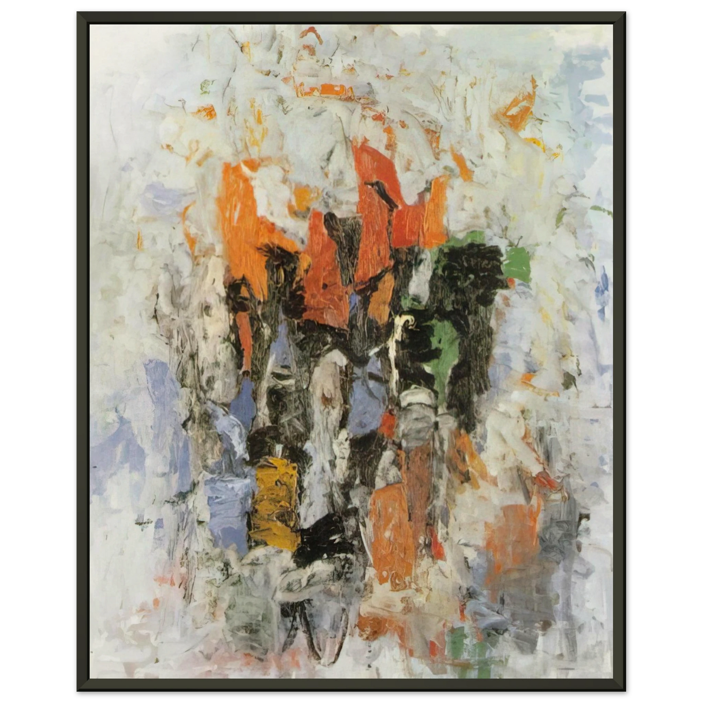Philip Guston CLOCK Framed Art Print - Aluminum Frame - 40x50 cm / 16x20 inches
