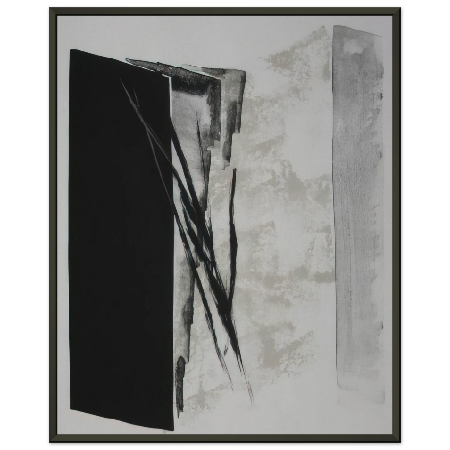 Toko Shinoda Kasanari Abstract Expressionism Framed Art Print - Aluminum Frame - 40x50 cm / 16x20 inches