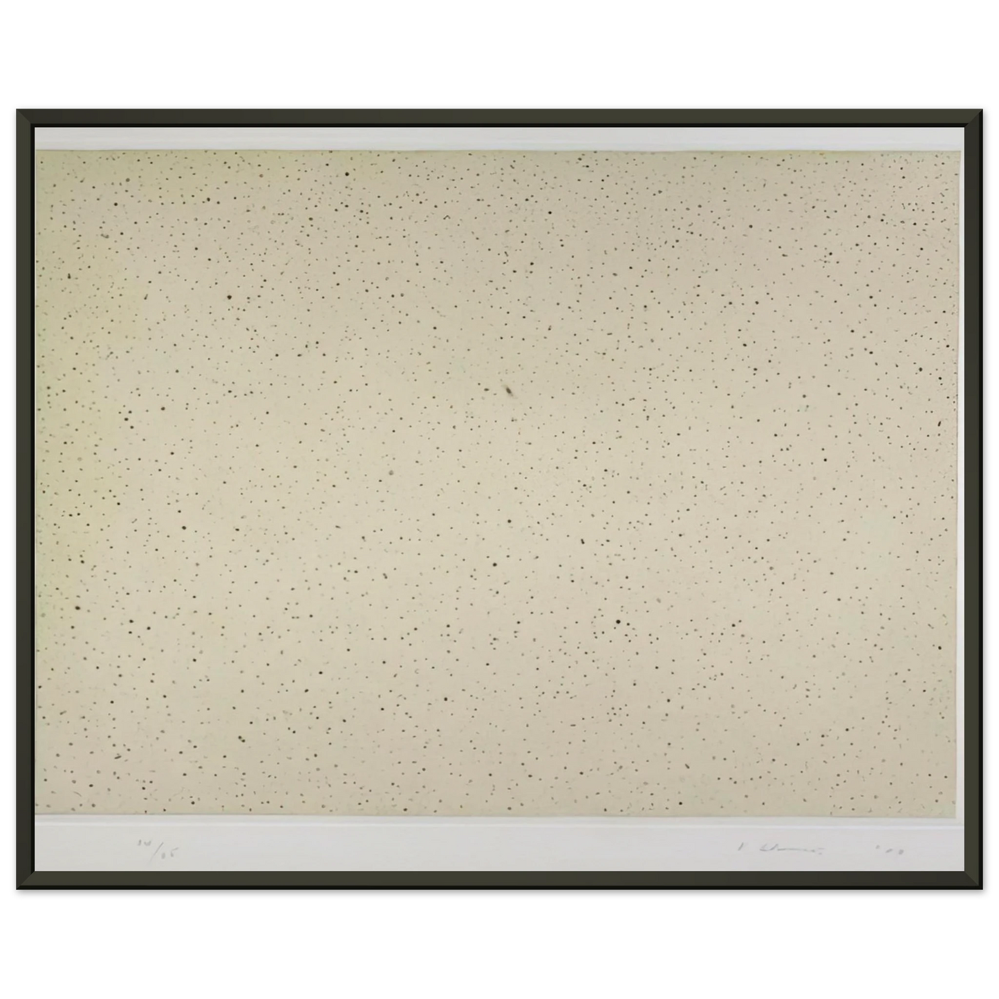 Vija Celmins NIGHT SKY 2 REVERSED 2002 Framed Art Print - Aluminum Frame - 60x80 cm / 24x32 inches
