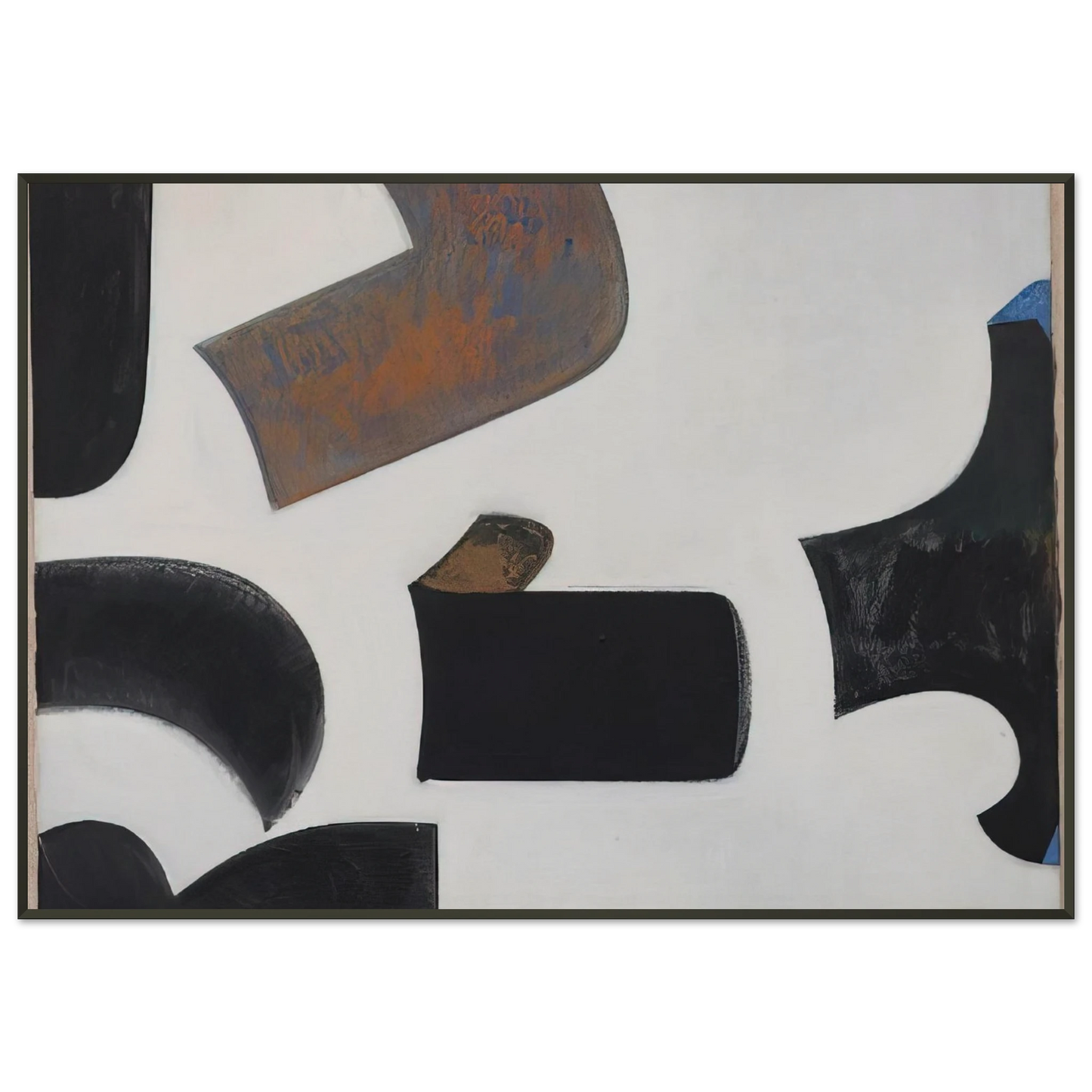 Donald Judd Untitled 1958 Framed Art Print - Aluminum Frame - 21x29.7 cm / 8x12"