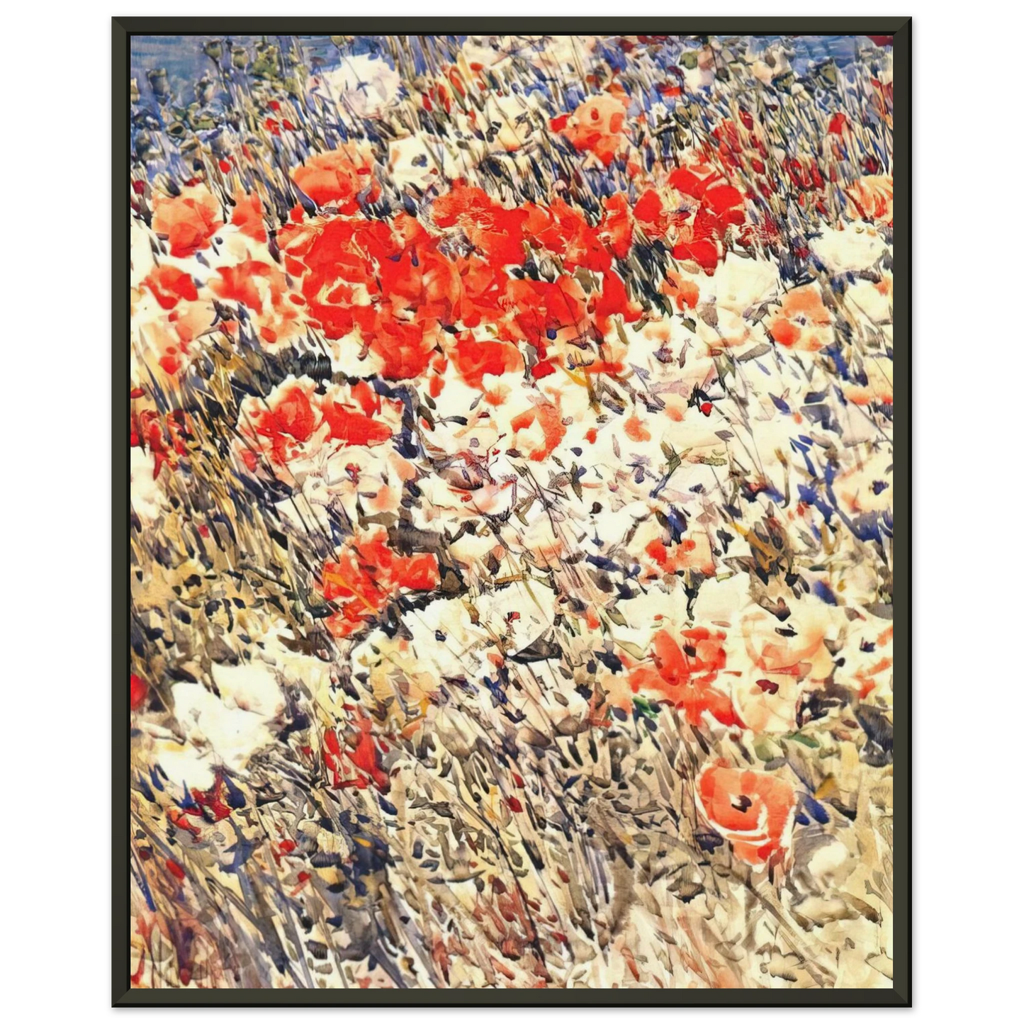 Childe Hassam The island garden Framed Art Print - Aluminum Frame - 70x100 cm / 28x40 inches