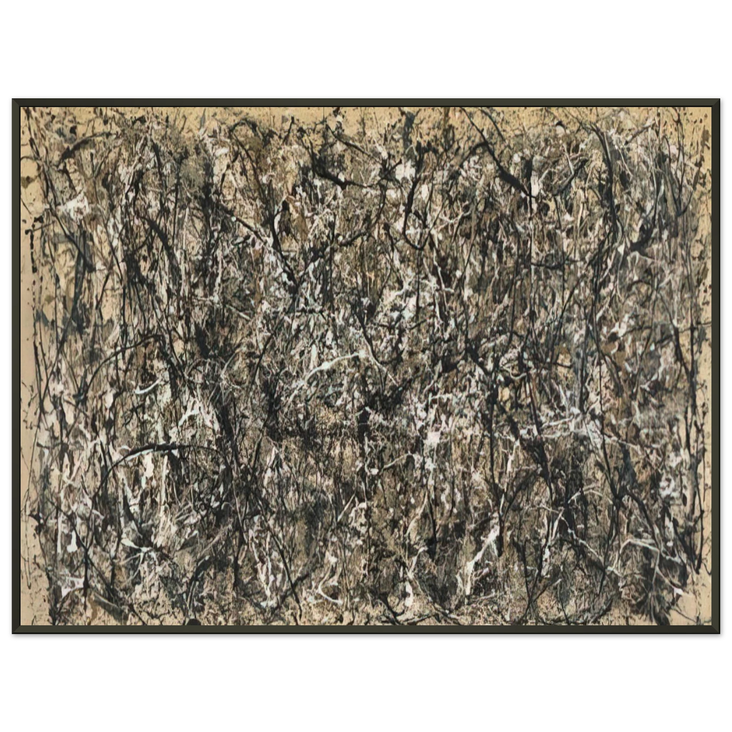 Jackson Pollock ONE NUMBER 31 1950 Framed Art Print - Aluminum Frame - 40x50 cm / 16x20 inches