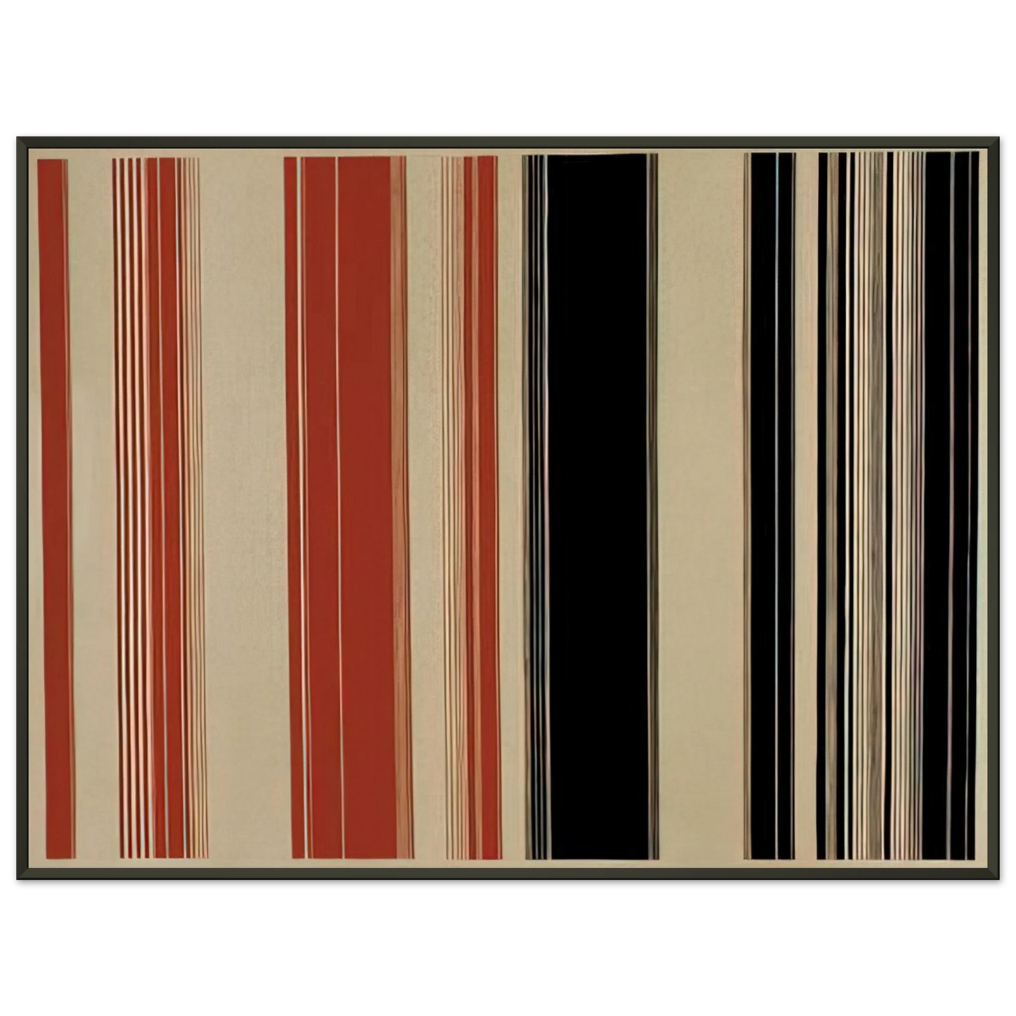 Gene Davis Algeria 1982 Framed Art Print - Aluminum Frame - 60x80 cm / 24x32 inches