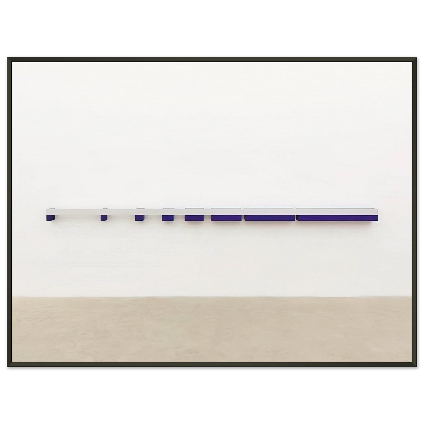 Donald Judd Untitled 1970 Framed Art Print - Aluminum Frame - 70x100 cm / 28x40 inches
