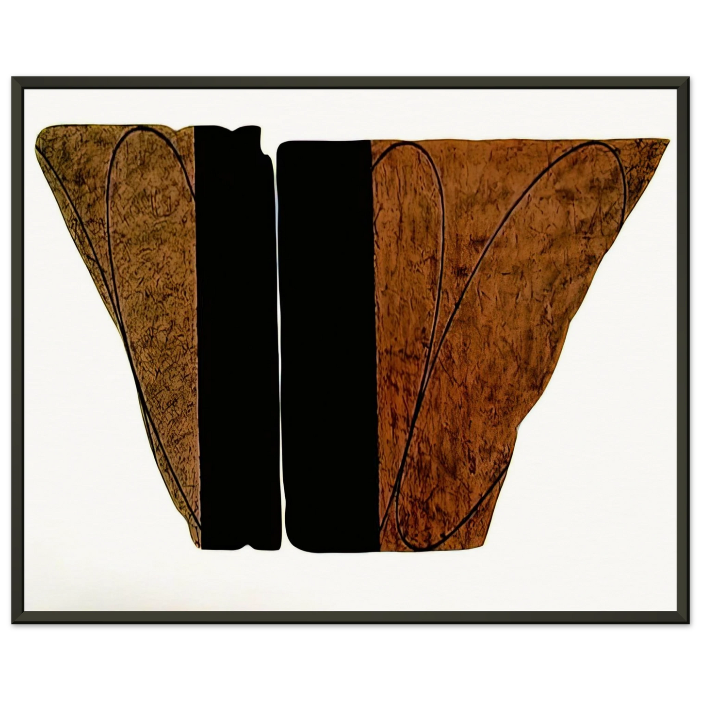 Robert Mangold FRAGMENT VIII 2001 Framed Art Print - Aluminum Frame - 70x100 cm / 28x40 inches