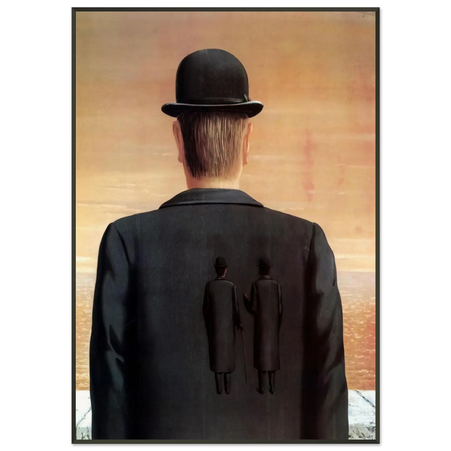 Rene Magritte THE SPIRIT OF ADVENTURE 1962 Framed Art Print - Aluminum Frame - 21x29.7 cm / 8x12"