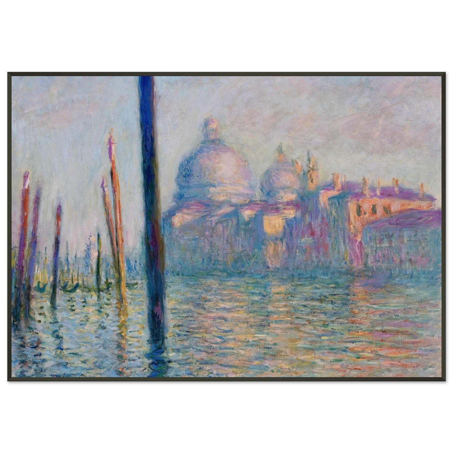 claude monet The Grand Canal in Venice 01 Framed Art Print - Aluminum Frame - 21x29.7 cm / 8x12"