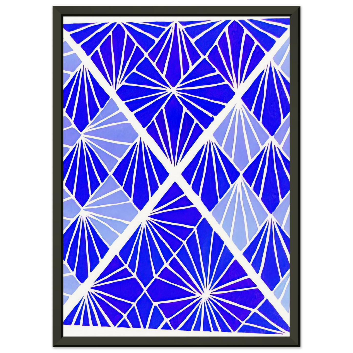 Sonia Delaunay COMPOSITION 24 Framed Art Print - Aluminum Frame - 60x80 cm / 24x32 inches