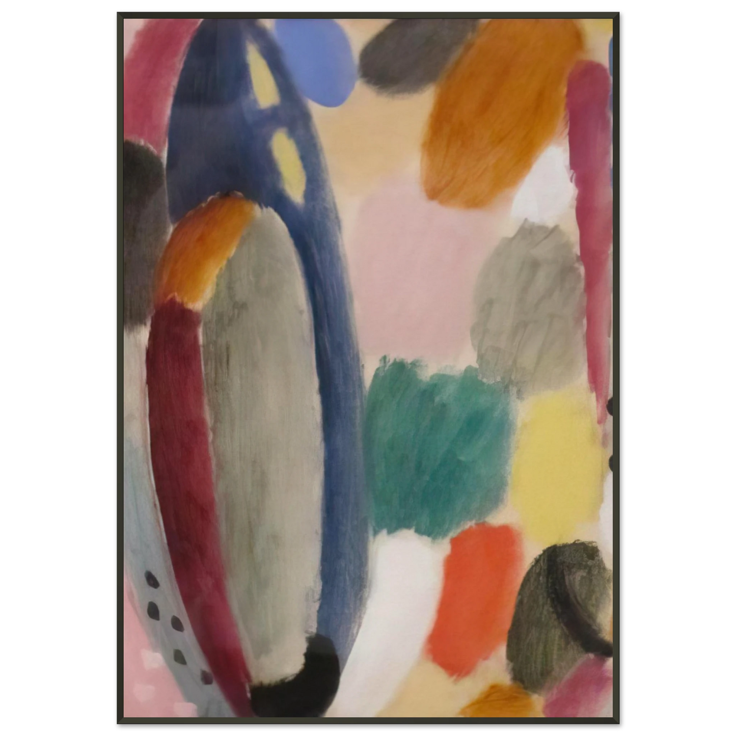 Alexej von Jawlensky AUTUMN SOUND 1918 Framed Art Print - Aluminum Frame - 21x29.7 cm / 8x12"
