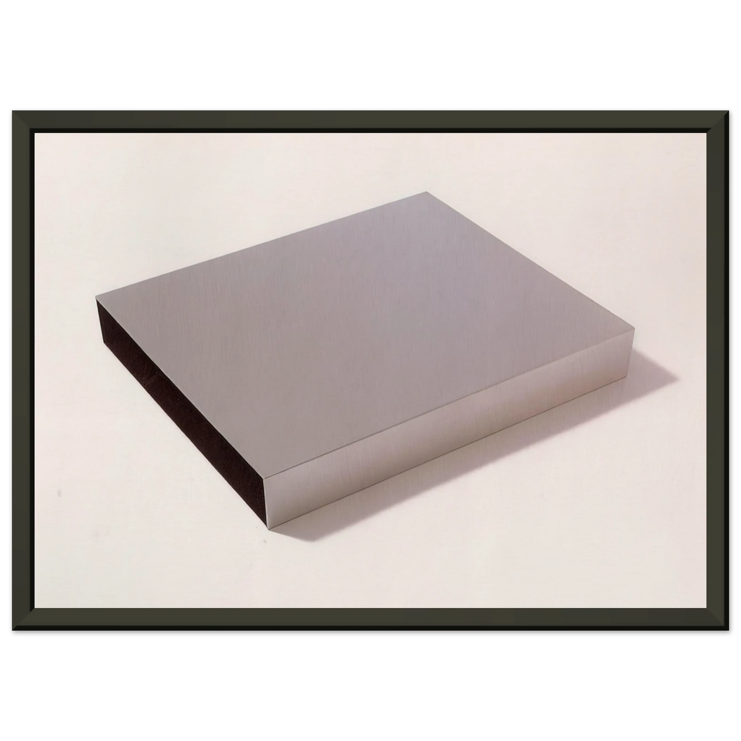 Donald Judd Untitled Multiple 1971 Framed Art Print - Aluminum Frame - 40x50 cm / 16x20 inches