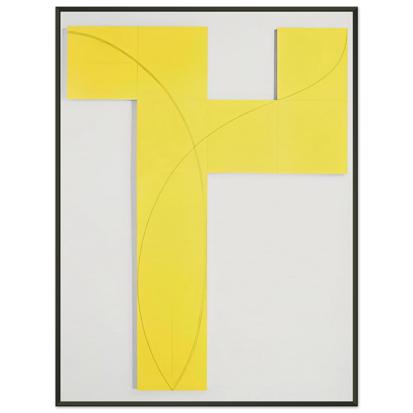 Robert Mangold COLUMN STRUCTURE IX 2006 Framed Art Print - Aluminum Frame - 60x80 cm / 24x32 inches