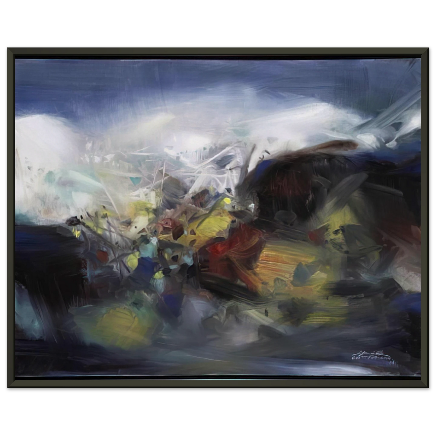 Chu teh Chun EQUINOX 2007 Framed Art Print - Aluminum Frame - 40x50 cm / 16x20 inches