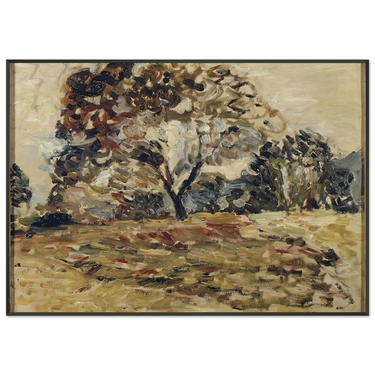 Henri Matisse LANDSCAPE OF CORSICA 1 Framed Art Print - Aluminum Frame - 21x29.7 cm / 8x12"