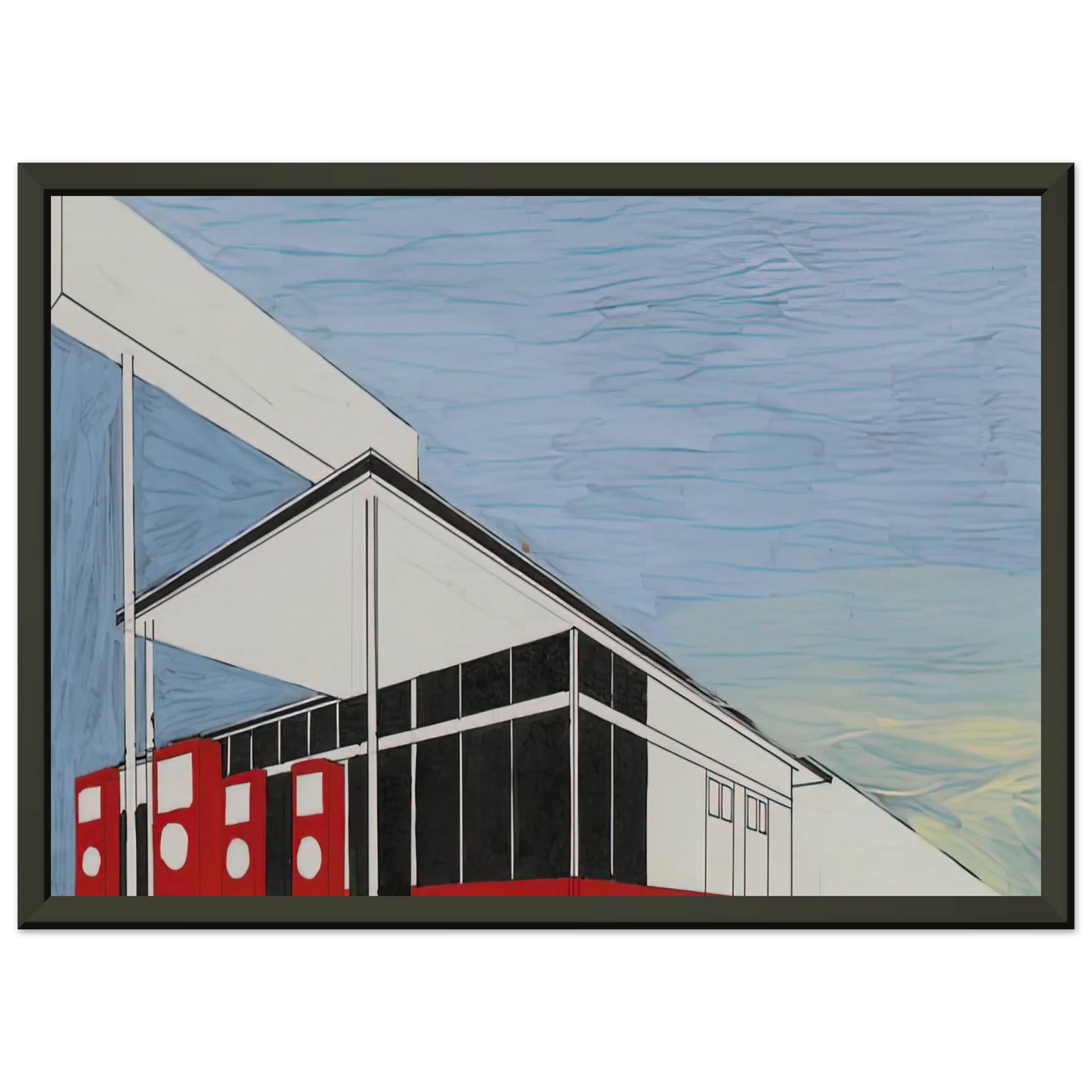 Edward Ruscha STANDARD STUDY 3 1963 Framed Art Print - Aluminum Frame - 60x80 cm / 24x32 inches