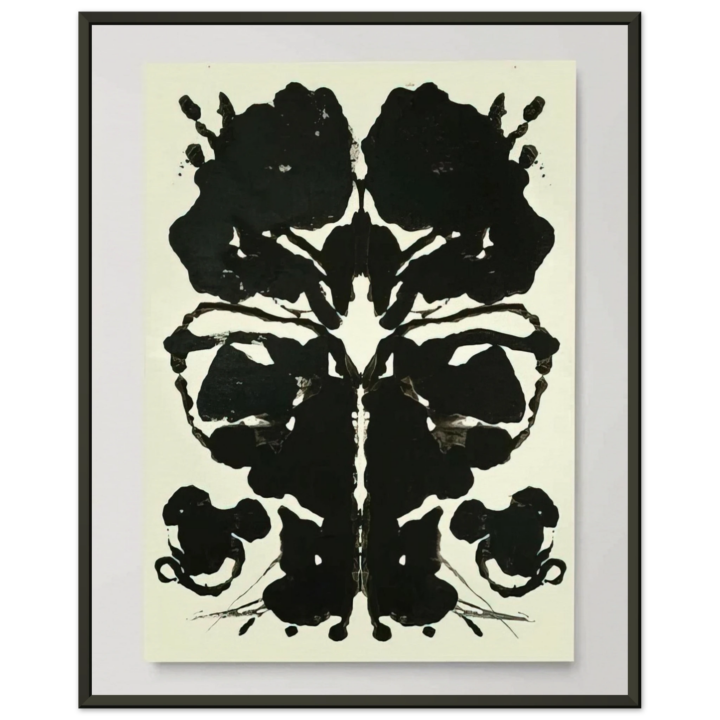 Andy Warhol Rorschach Framed Art Print - Aluminum Frame - 70x100 cm / 28x40 inches