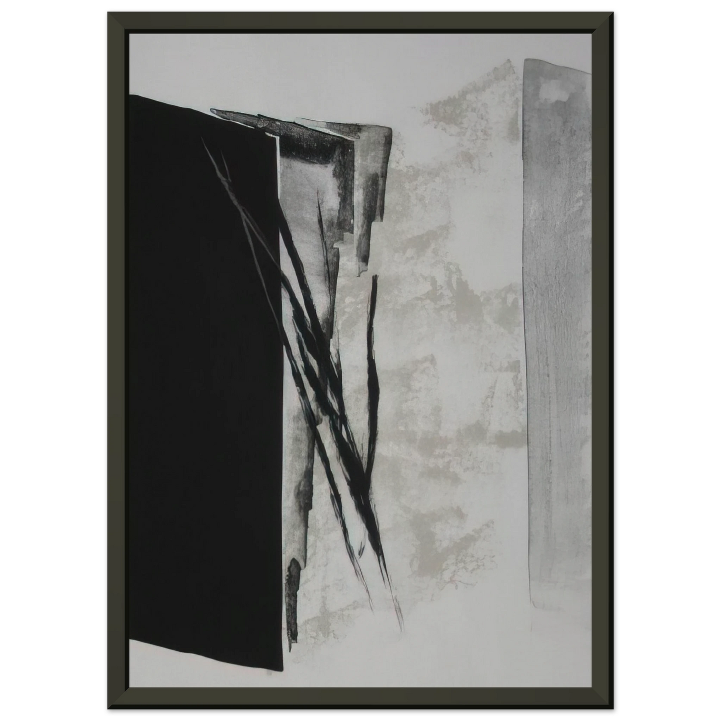 Toko Shinoda Kasanari Abstract Expressionism Framed Art Print - Aluminum Frame - 60x80 cm / 24x32 inches
