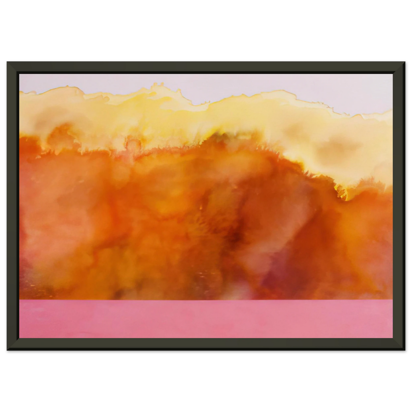 Ronnie Landfield For John Keats 1978 Framed Art Print - Aluminum Frame - 60x80 cm / 24x32 inches