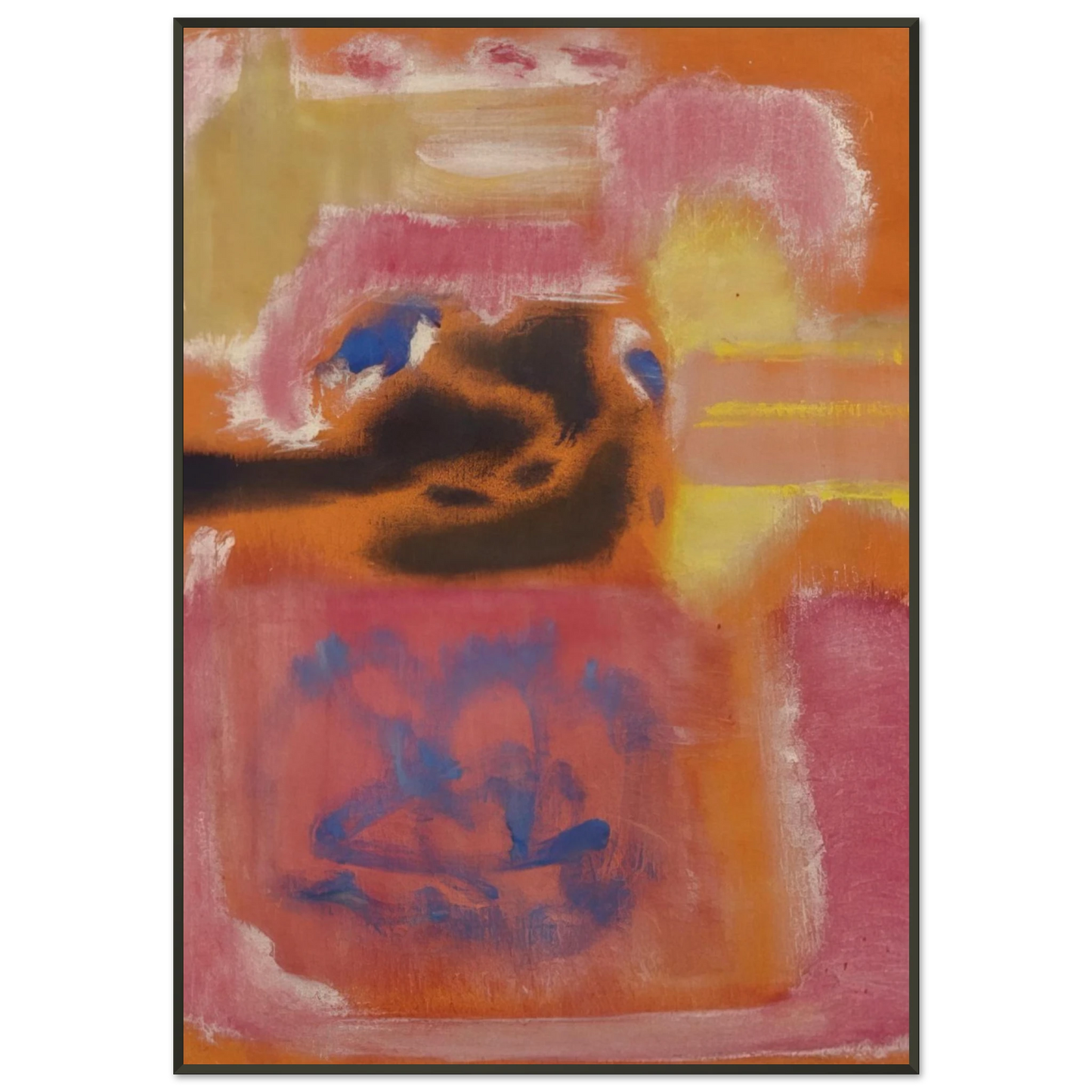 Mark Rothko No 9 1947 Framed Art Print - Aluminum Frame - 21x29.7 cm / 8x12"
