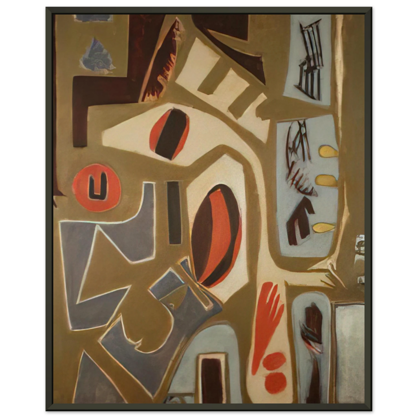 Will Barnet Creature 2008 United States Framed Art Print - Aluminum Frame - 70x100 cm / 28x40 inches