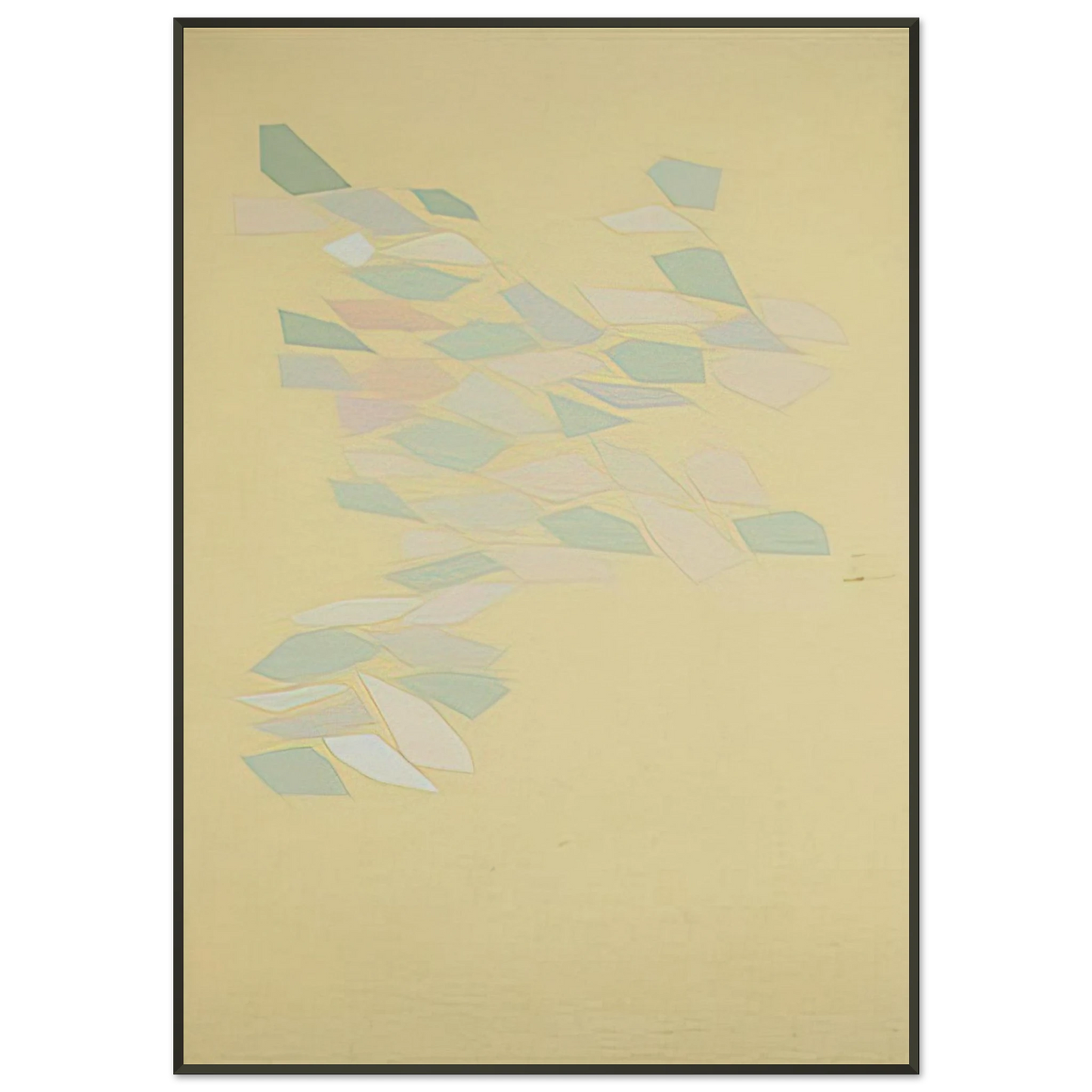 Robert Goodnough Relaxed Motion 1970 Framed Art Print - Aluminum Frame - 21x29.7 cm / 8x12"
