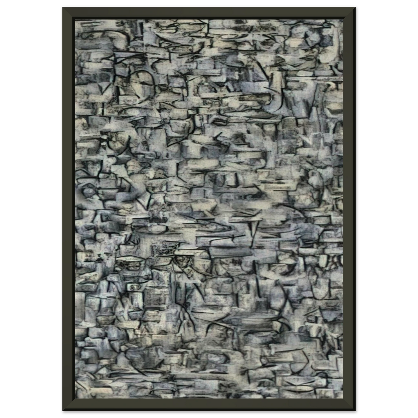 Ad Reinhardt Number 22 1949 Framed Art Print - Aluminum Frame - 60x80 cm / 24x32 inches