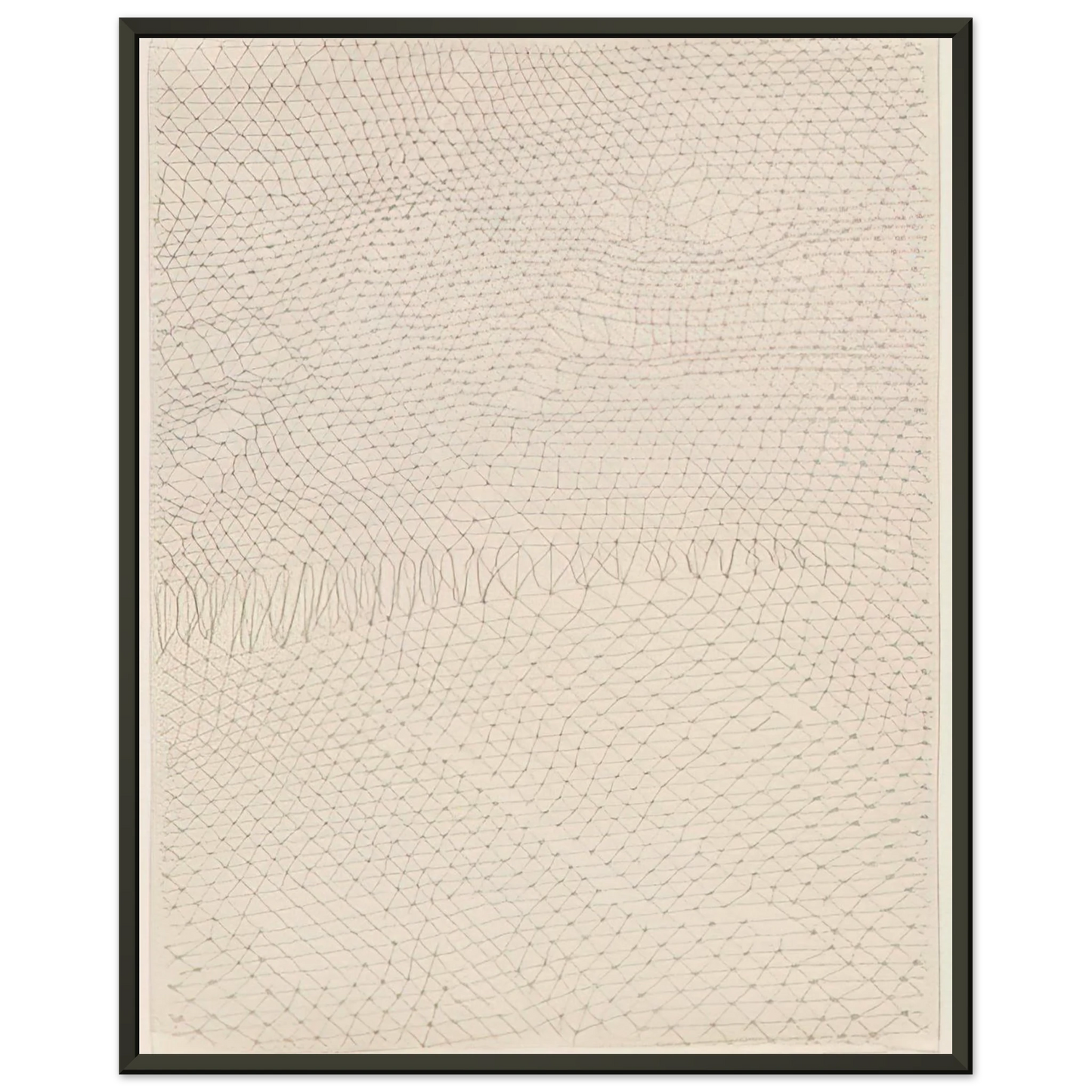 Gego Untitled 1970 Framed Art Print - Aluminum Frame - 60x80 cm / 24x32 inches