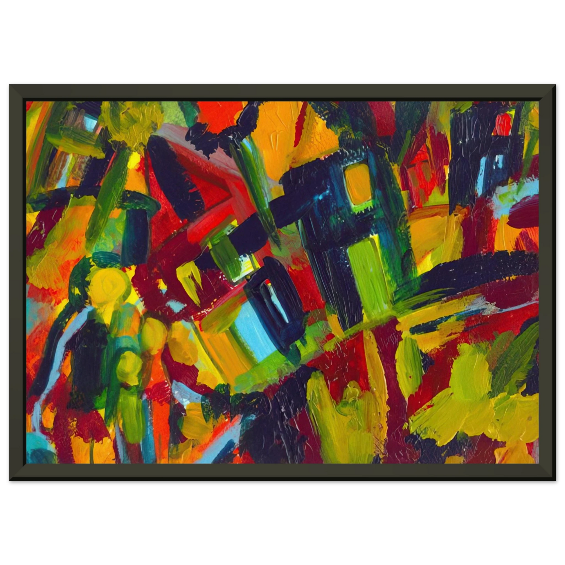 Wassily Kandinsky  NOTDETECTED189365 Framed Art Print  - Aluminum Frame - 60x80 cm / 24x32 inches