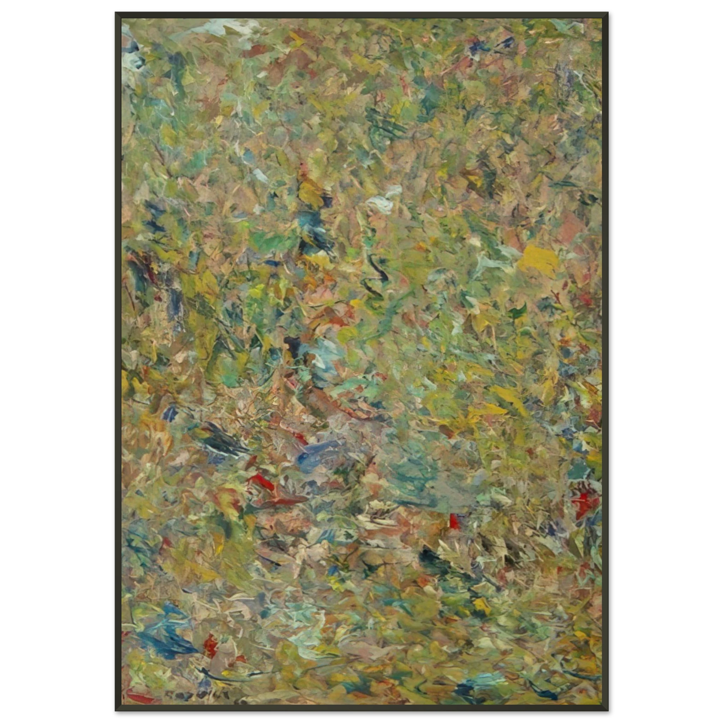 Milton Resnick UNTITLED 1960 1 Framed Art Print - Aluminum Frame - 21x29.7 cm / 8x12"