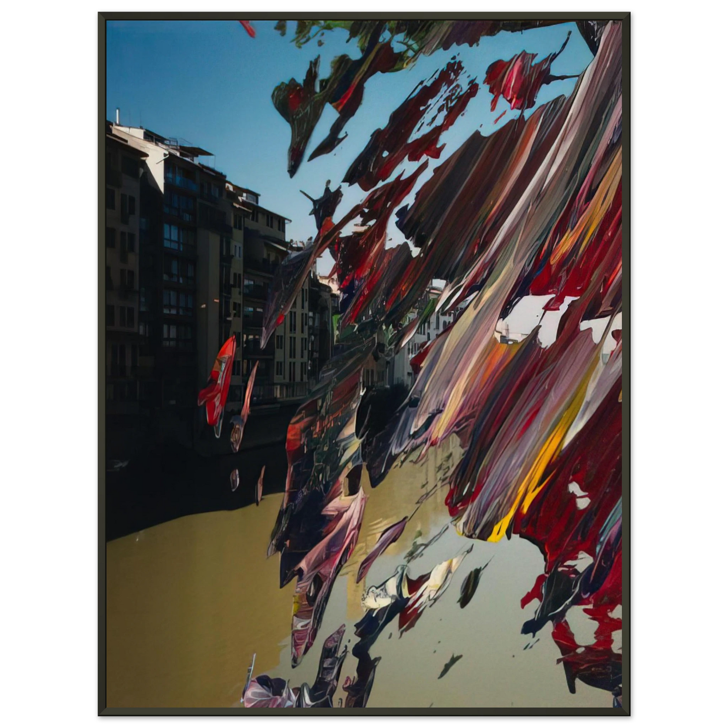Gerhard Richter FIRENZE Framed Art Print - Aluminum Frame - 70x100 cm / 28x40 inches