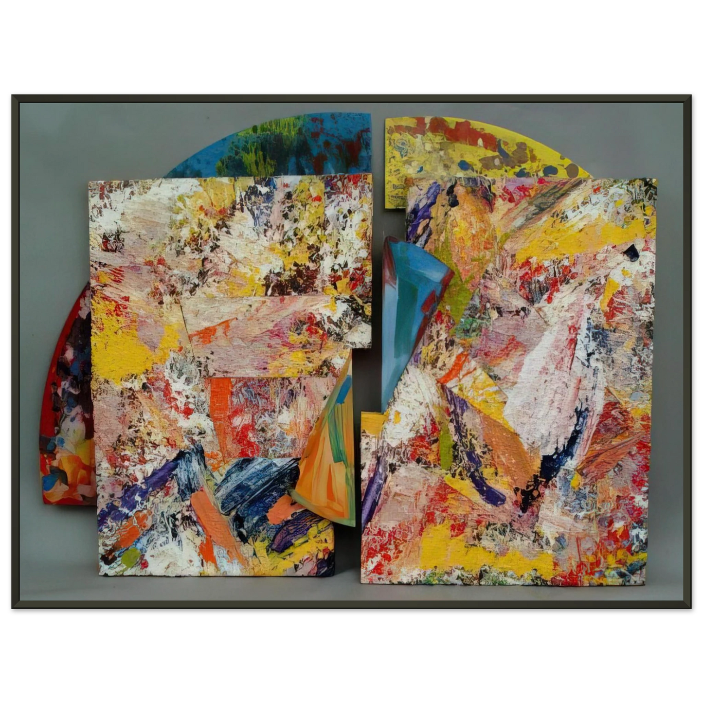 Sam Gilliam Pearlie Framed Art Print - Aluminum Frame - 40x50 cm / 16x20 inches