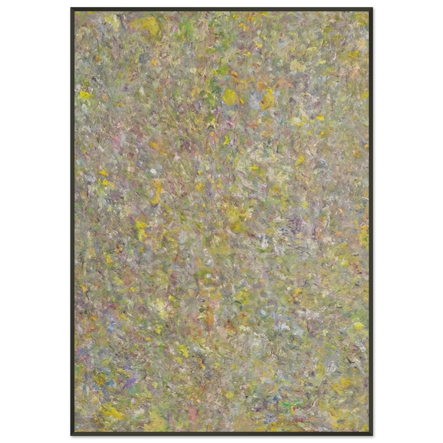 Milton Resnick FLAG 1963 Framed Art Print - Aluminum Frame - 21x29.7 cm / 8x12"