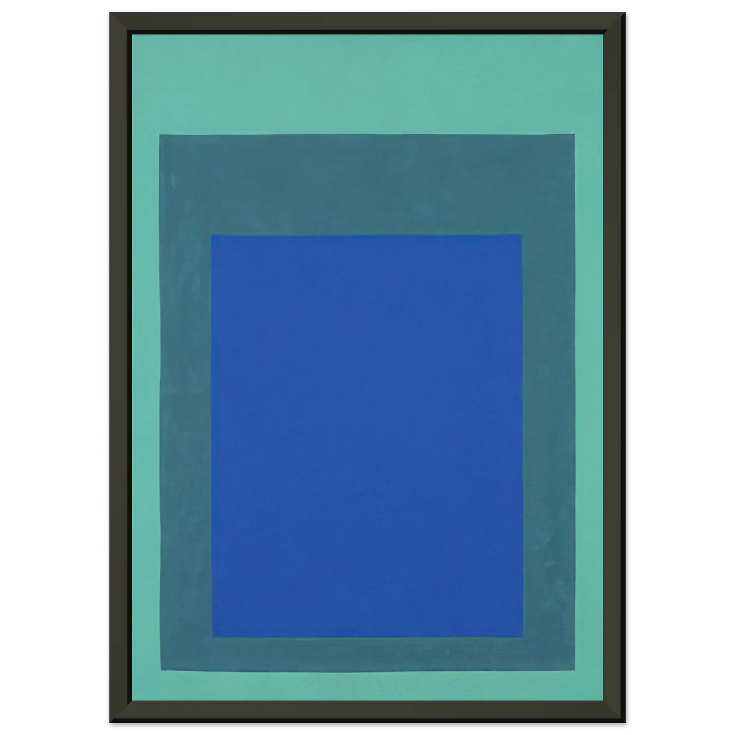 Josef Albers HOMAGE TO THE SQUARE 1976 Framed Art Print - Aluminum Frame - 70x100 cm / 28x40 inches