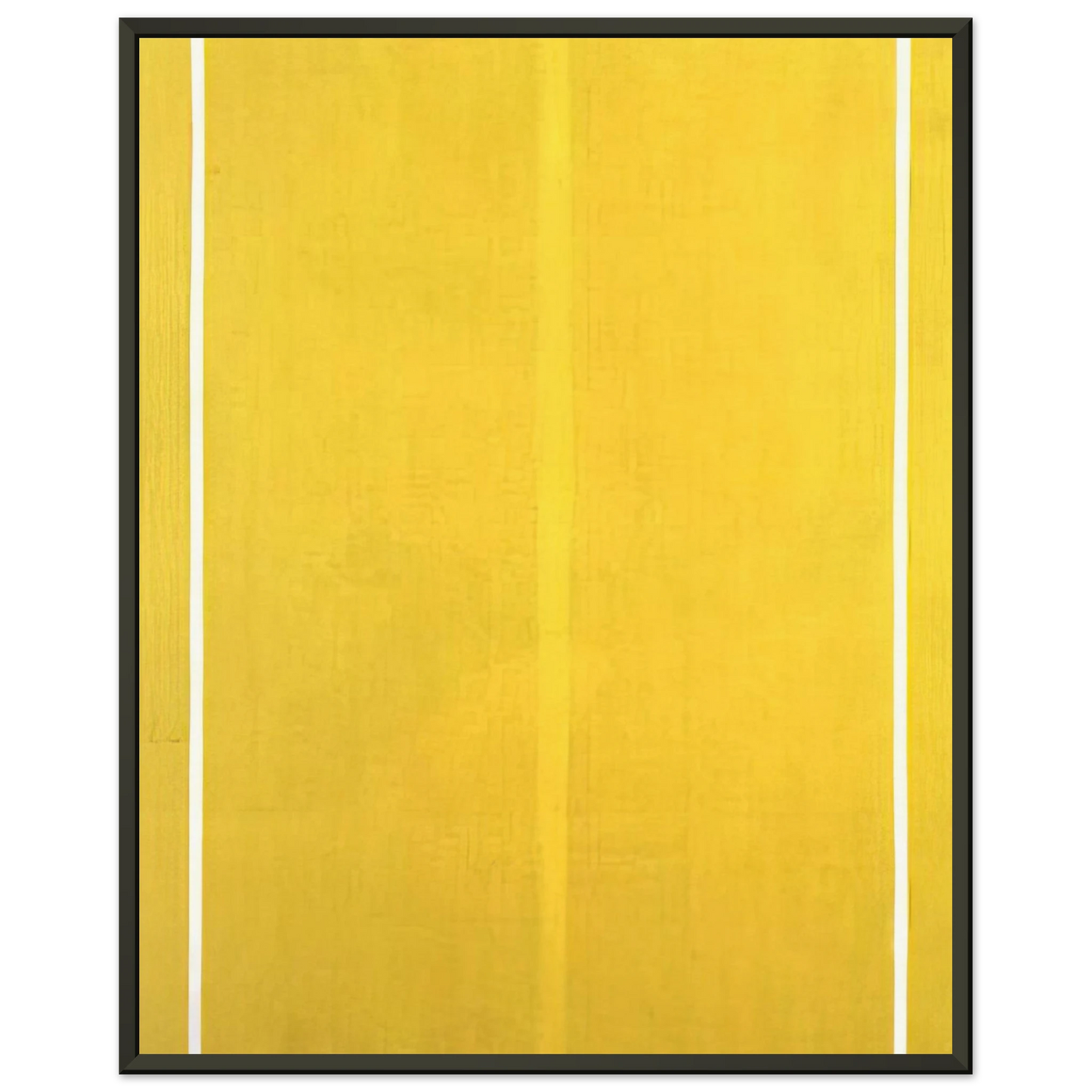 Barnett Newman Yellow Painting Framed Art Print - Aluminum Frame - 70x100 cm / 28x40 inches
