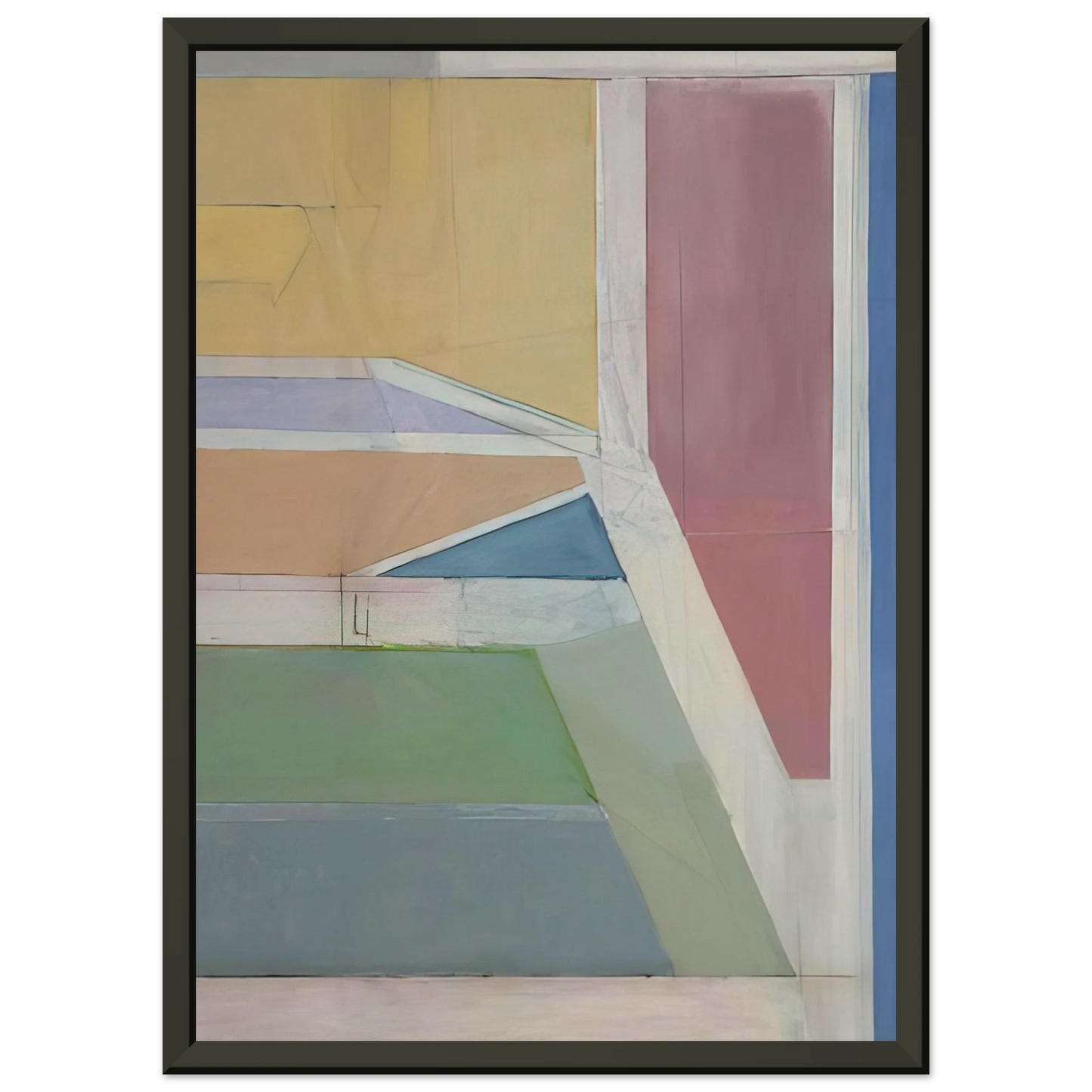 Richard Diebenkorn Ocean Park 27 Framed Art Print - Aluminum Frame - 40x50 cm / 16x20 inches