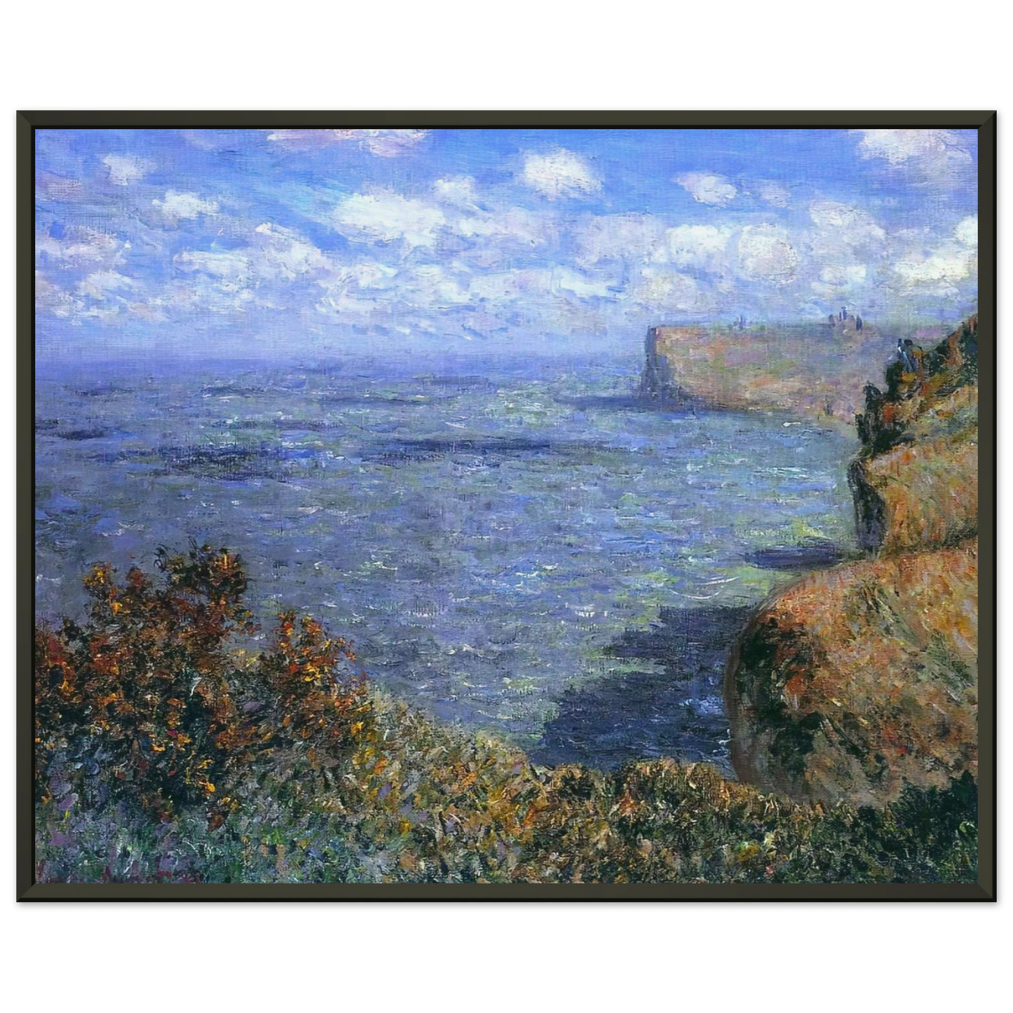 claude monet View Taken from Greinval Framed Art Print - Aluminum Frame - 70x100 cm / 28x40 inches