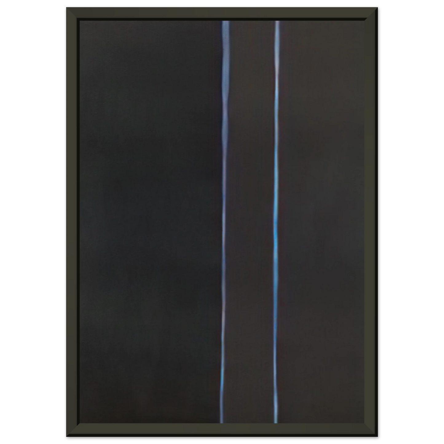Barnett Newman By Twos Framed Art Print - Aluminum Frame - 60x80 cm / 24x32 inches