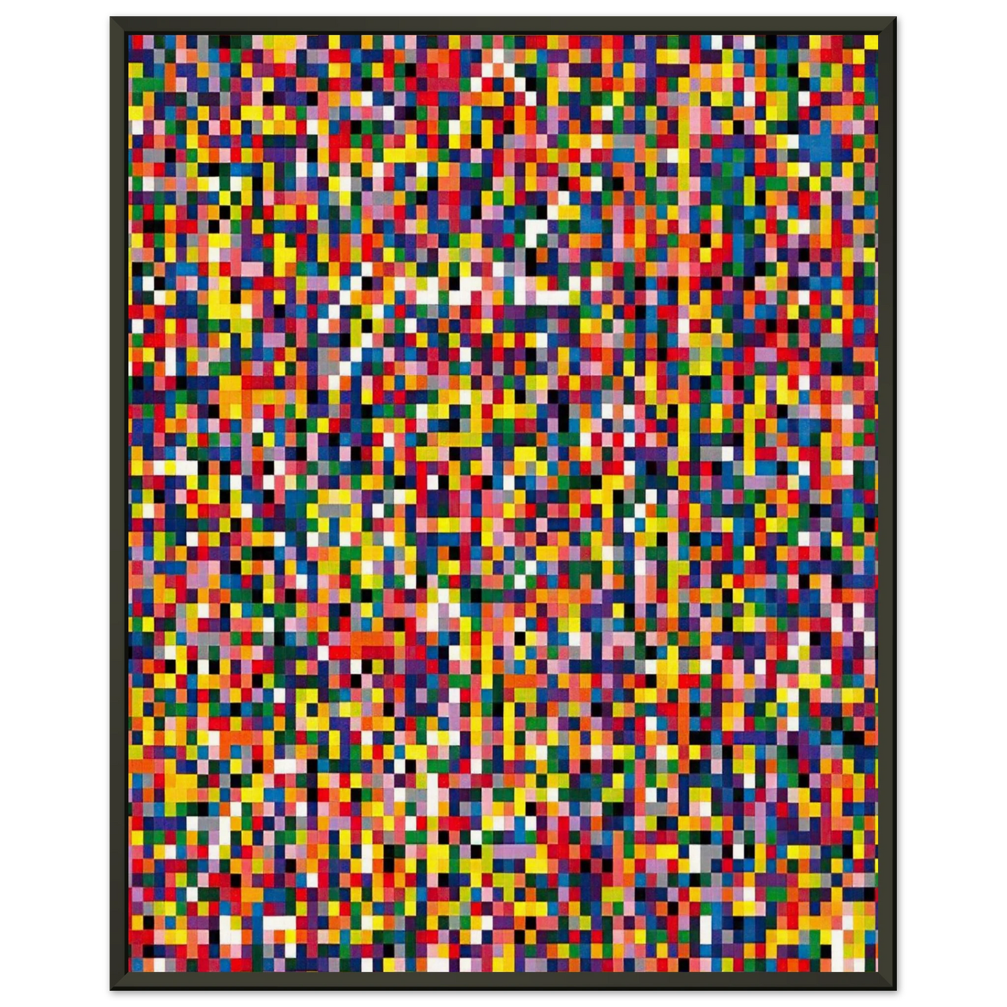 Gerhard Richter 4900 COLOURS 2007 Framed Art Print - Aluminum Frame - 40x50 cm / 16x20 inches
