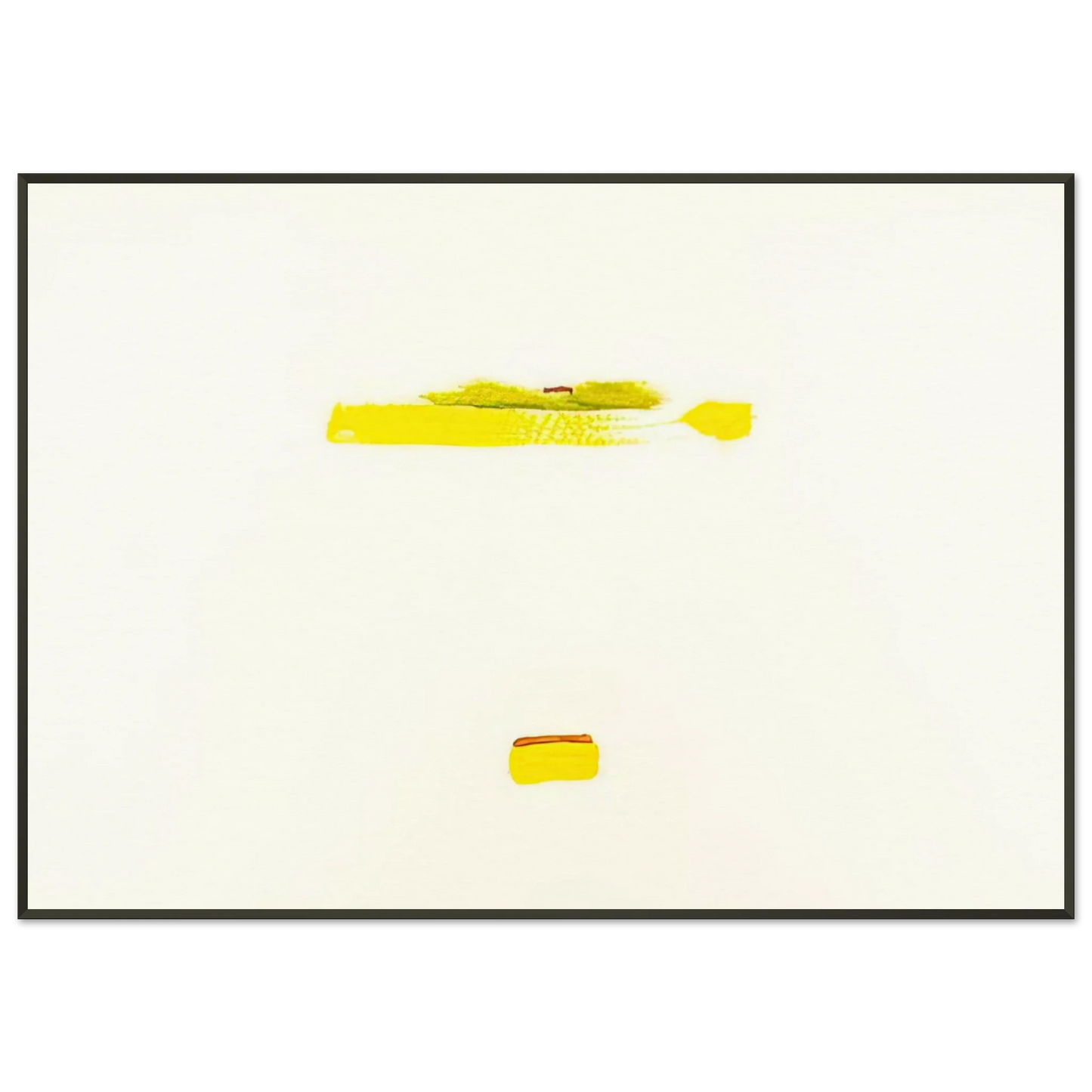 Helen Frankenthaler  New York III  1972 Framed Art Print  - Aluminum Frame - 21x29.7 cm / 8x12"