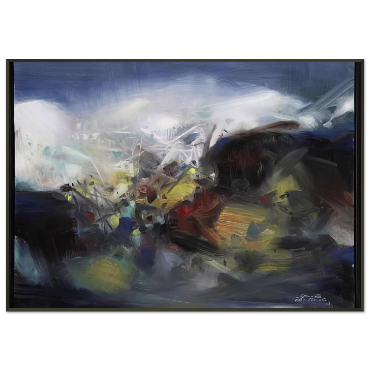 Chu teh Chun EQUINOX 2007 Framed Art Print - Aluminum Frame - 21x29.7 cm / 8x12"