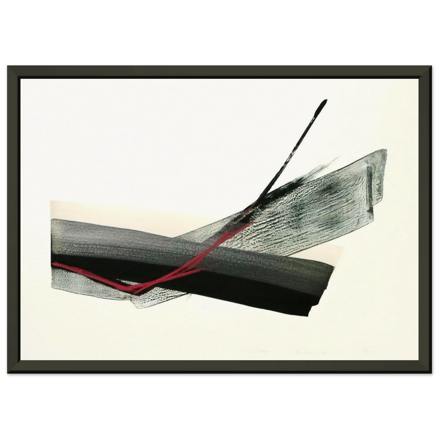 Toko Shinoda Gratitude Abstract Expressionism Framed Art Print - Aluminum Frame - 40x50 cm / 16x20 inches