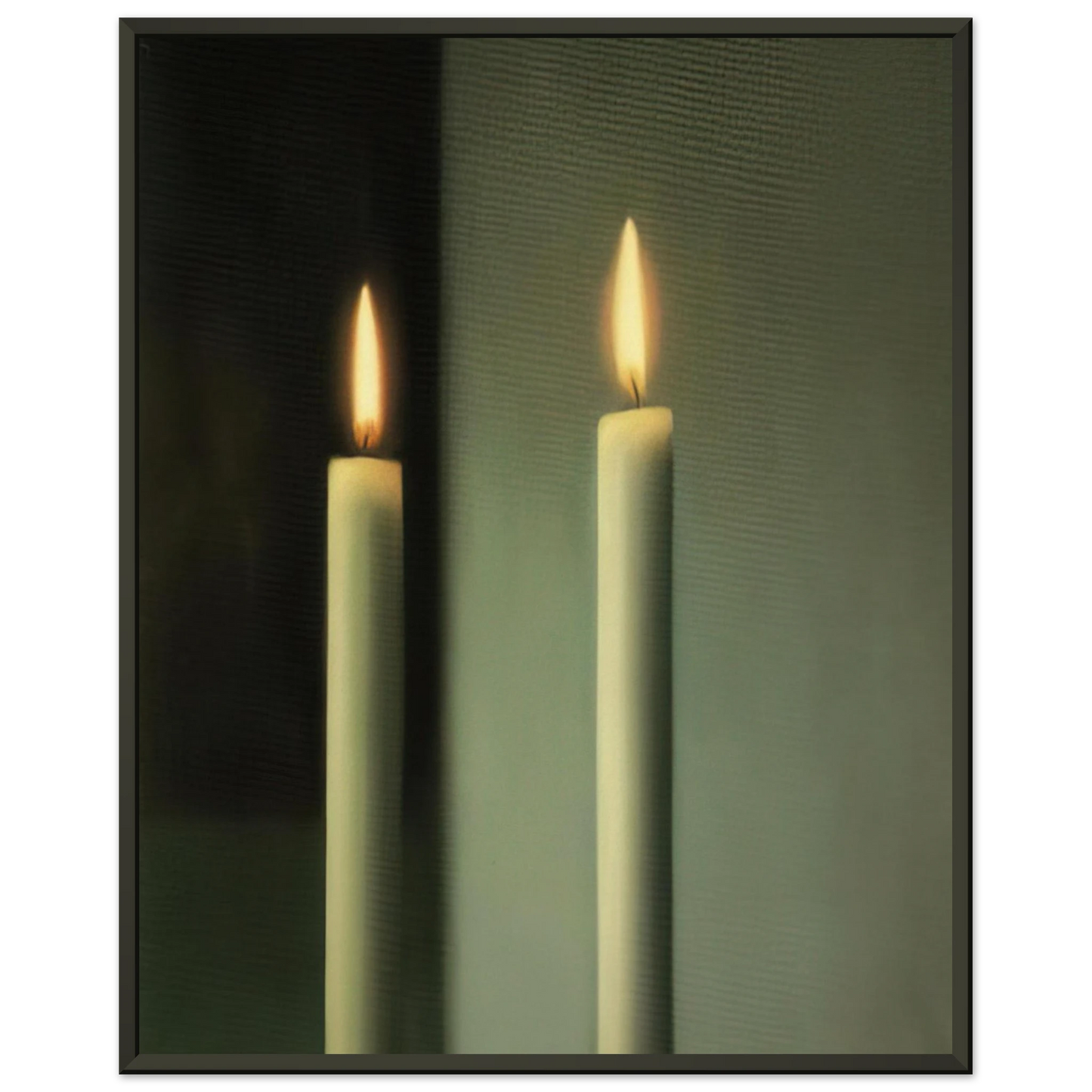 Gerhard Richter CANDLES Framed Art Print - Aluminum Frame - 70x100 cm / 28x40 inches