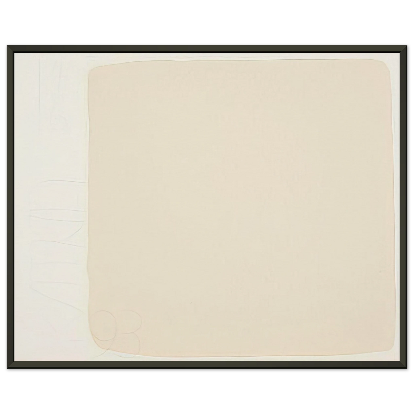 Robert Ryman Untitled from BAM III Framed Art Print - Aluminum Frame - 40x50 cm / 16x20 inches